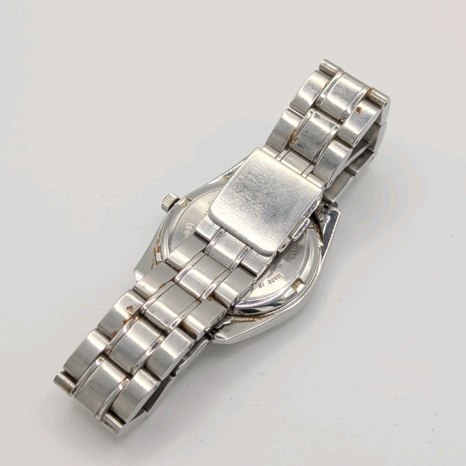 SEIKO PERPETUAL CALENDER 8F33-0040 Watch Men's Quartz Gold Silver