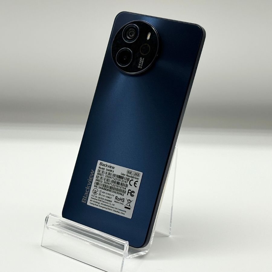 Blackview SHARK8 4G アンドロイドスマホ ムーンライトグレー ブラック