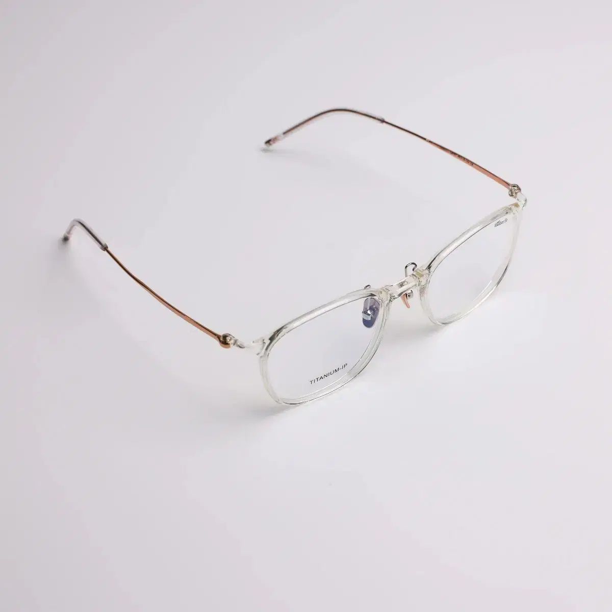 アワー 20万円台 チタンメガネ クリアフレーム