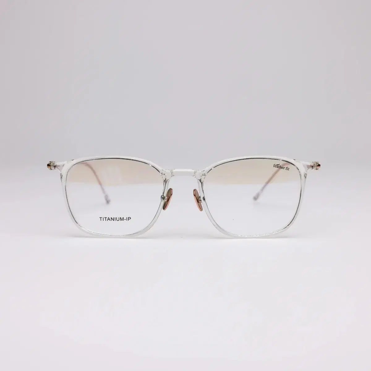 アワー 20万円台 チタンメガネ クリアフレーム