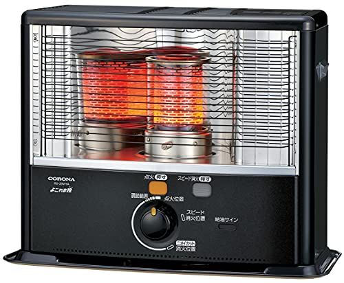 CORONA コロナ 石油ストーブ 日本生産 木造8畳 コンクリート10畳 まで 電源不要 防災対策 キャンプ タンク容量5L ワンタッチ給油 グレー RX-29WYA HD p 0a45e357