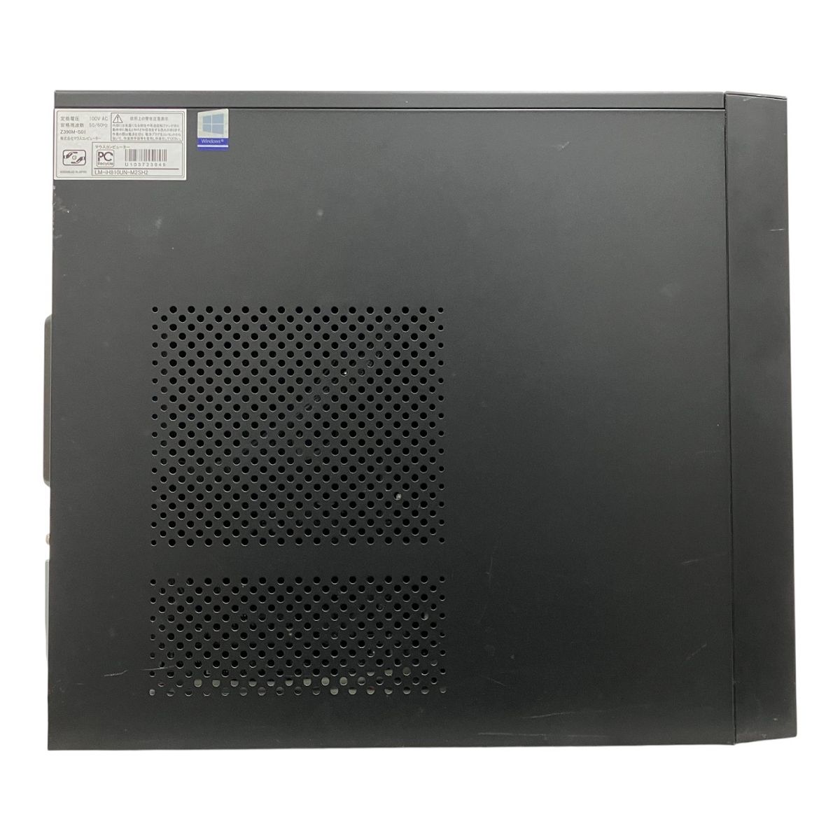  MouseComputer LM-iH 810 デスクトップ パソコン i 9 9900 K 16 GB SSD 計約500 HDD 1 TB win 11 Windowsデスクトップ デスクトップPC