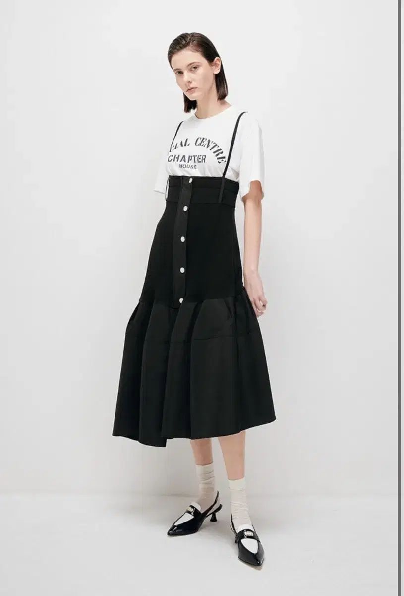 システムテクスチャ ブロック アシンメトリー ワンピース The HANDSOME