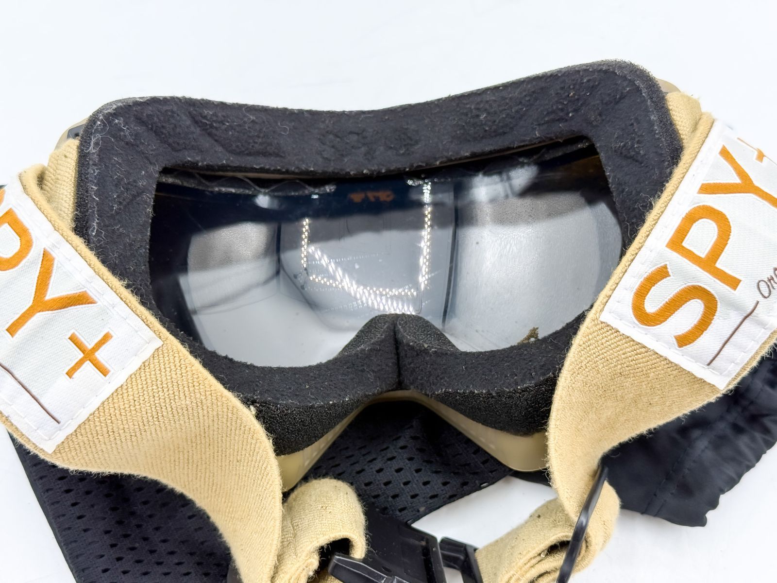 SPY+ ゴーグル ベージュ系 ミラー仕様 レンズ傷あり 中古品 - メルカリ