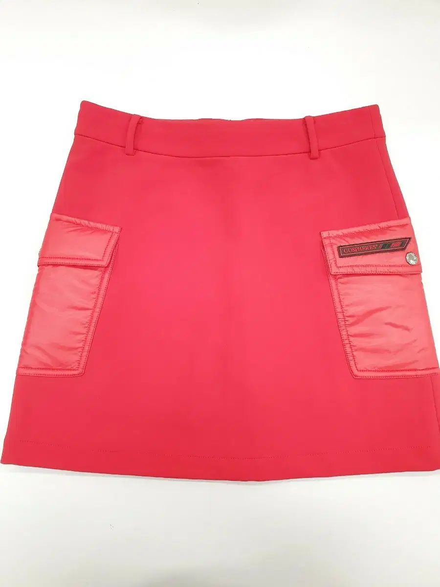 ゴス フィア レッド キルティング ポケット ミニスカート S