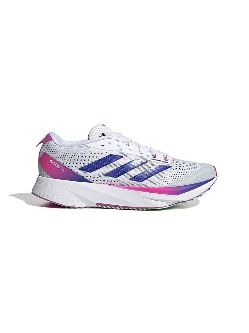 アディダス ADIZERO SL フットウェアホワイト ルシッドブルー ルシッドフクシャ 24.0CM ホワイト ブルー フクシャ 24.0 cm