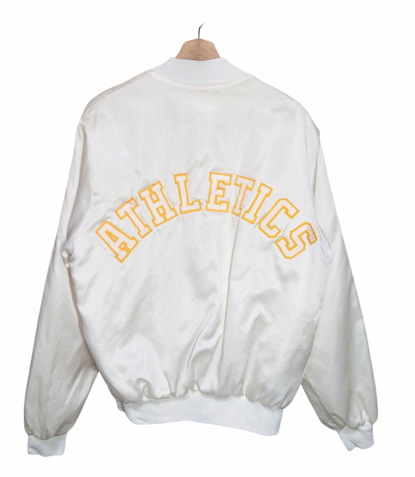 古着】90's MLBアスレチックス スタジャンUSA chalk line 90s USA製