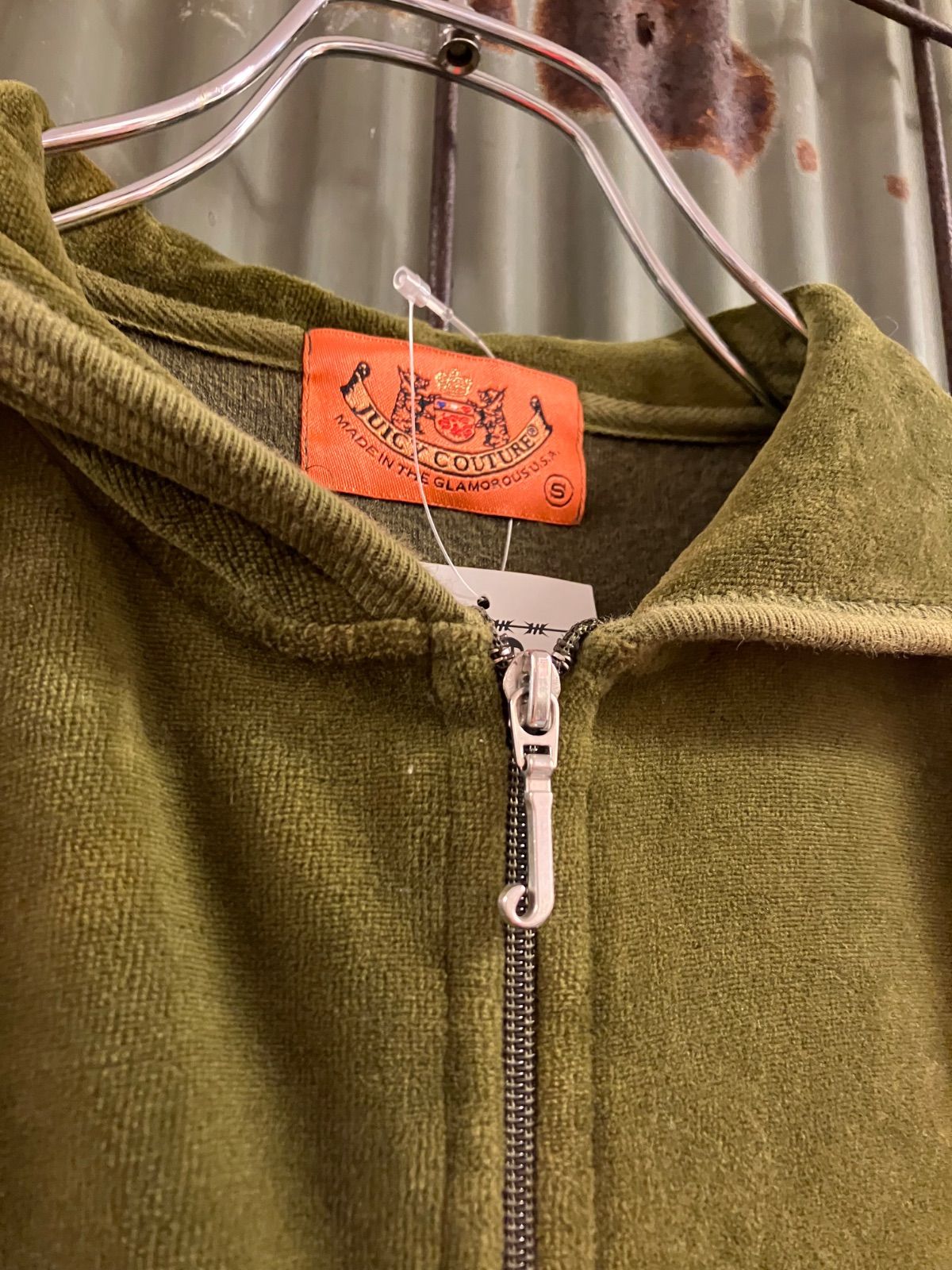 JUICY COUTURE Velours Tops ジューシークチュール ベロアパーカー