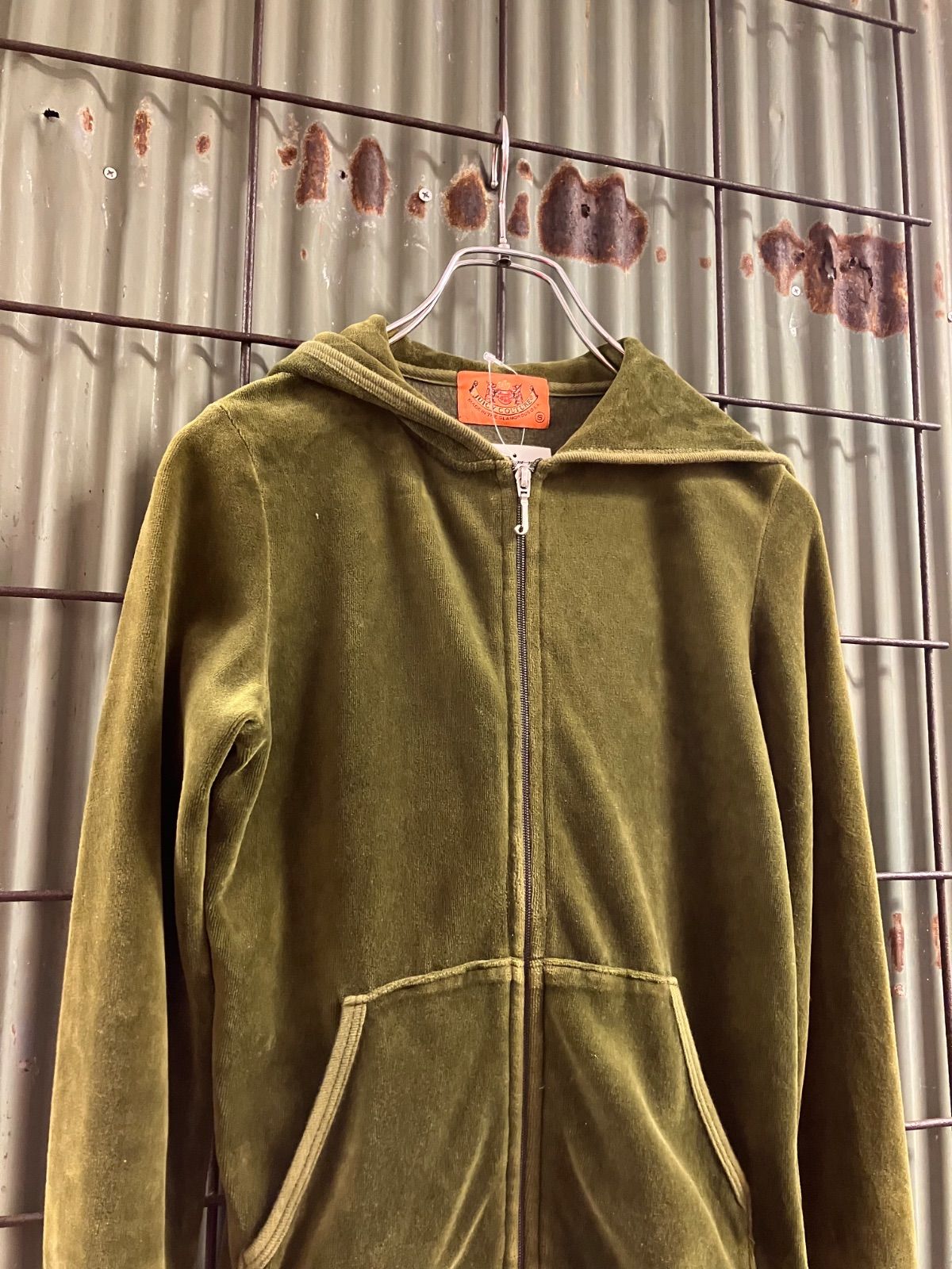 JUICY COUTURE Velours Tops ジューシークチュール ベロアパーカー