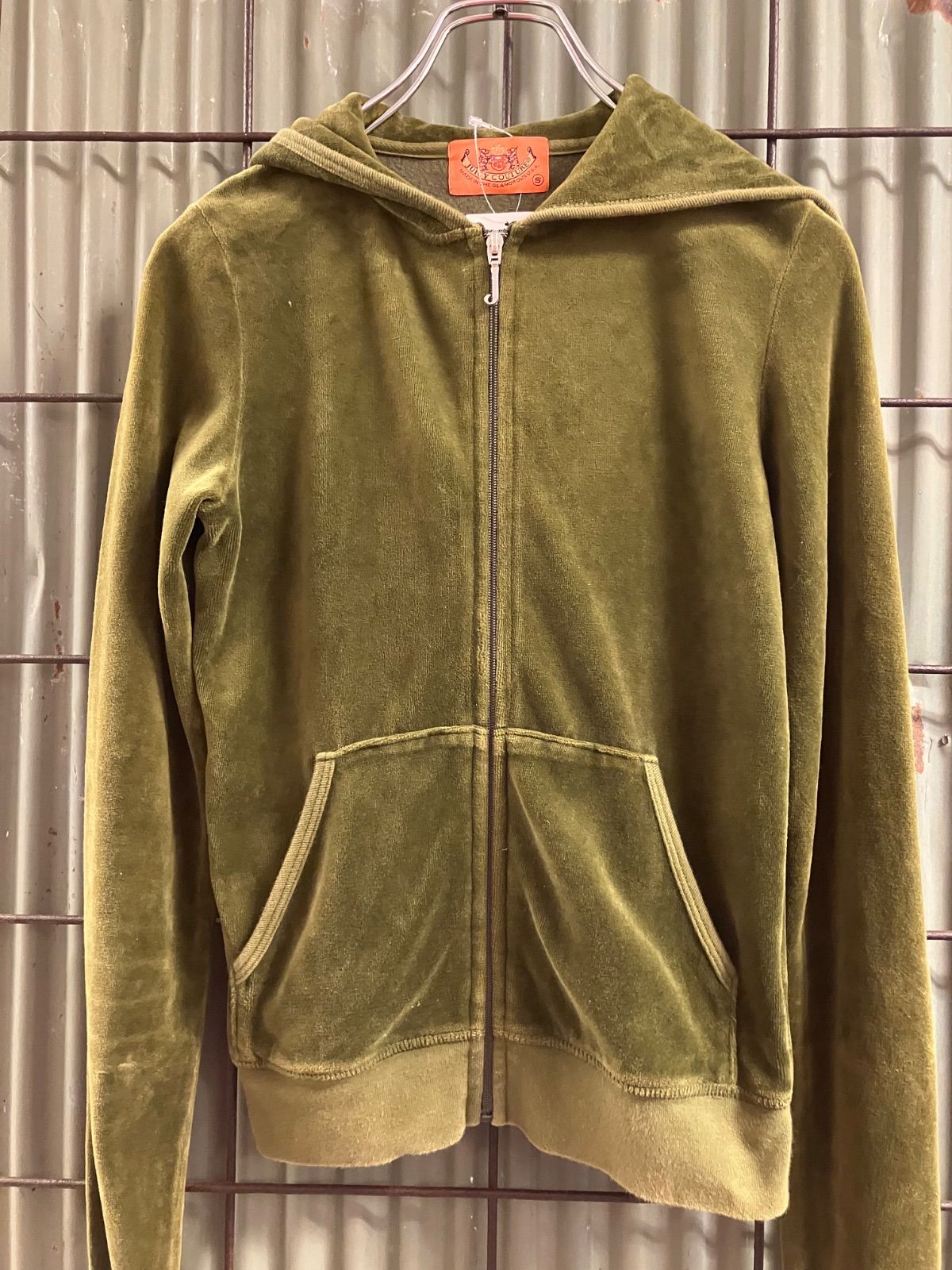 JUICY COUTURE Velours Tops ジューシークチュール ベロアパーカー