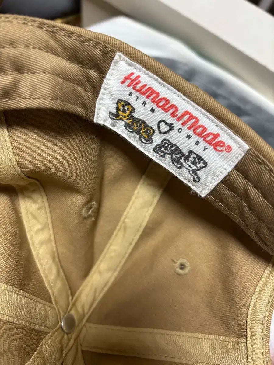 HUMAN MADE ヒューマンメイド ベースボールキャップ キャップ 帽子 ベージュ