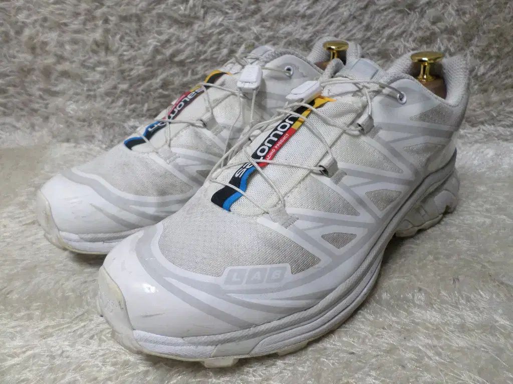 270 サロモン xt-6 adv 白 スニーカー トレッキングシューズ 靴