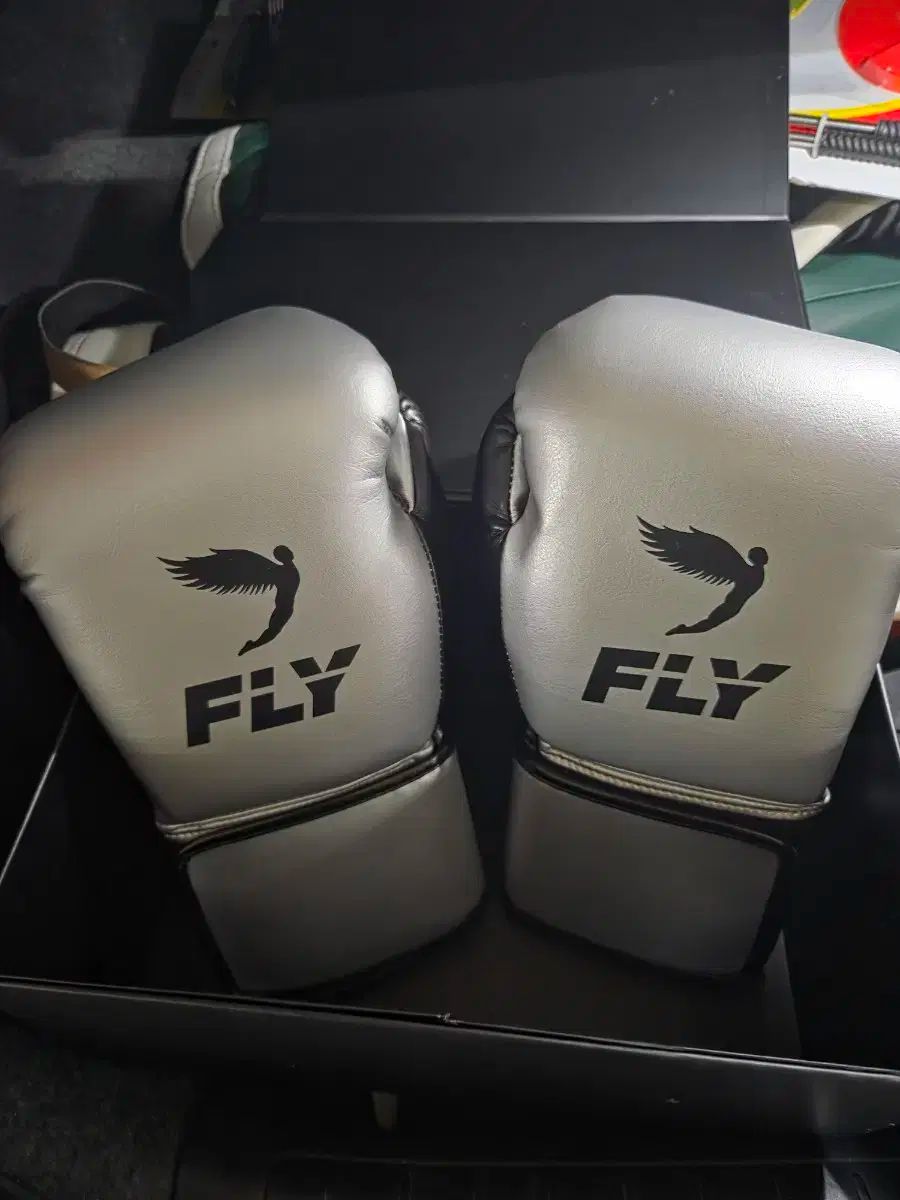 フライ X LINE バックル グローブ シルバー 14 オンス
