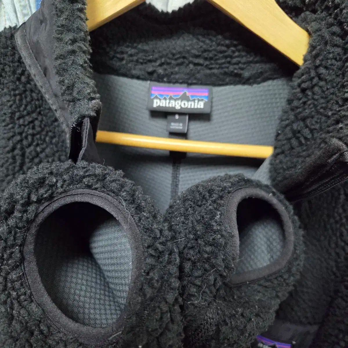 パタゴニア レトロ フリース ブラック s サイズ