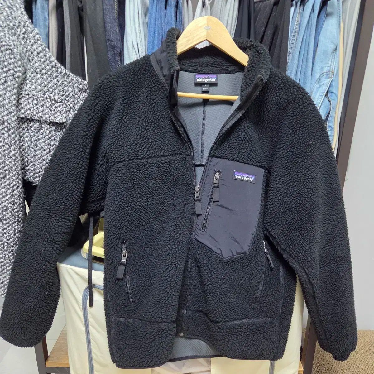 パタゴニア レトロ フリース ブラック s サイズ