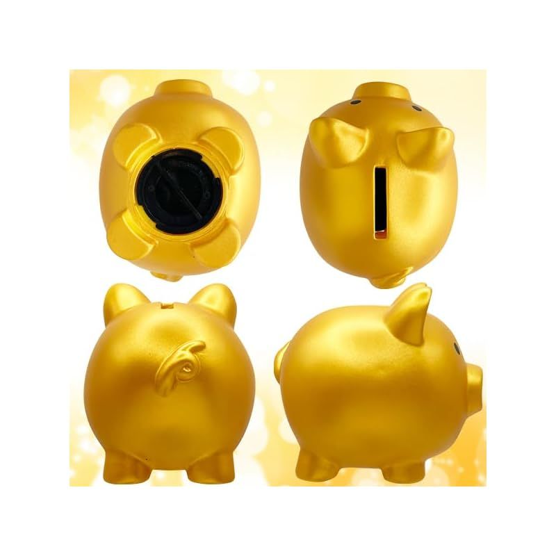 迅速発送】貯金箱 金のブタ ぶたの貯金箱 かわいい インテリア 雑貨 金