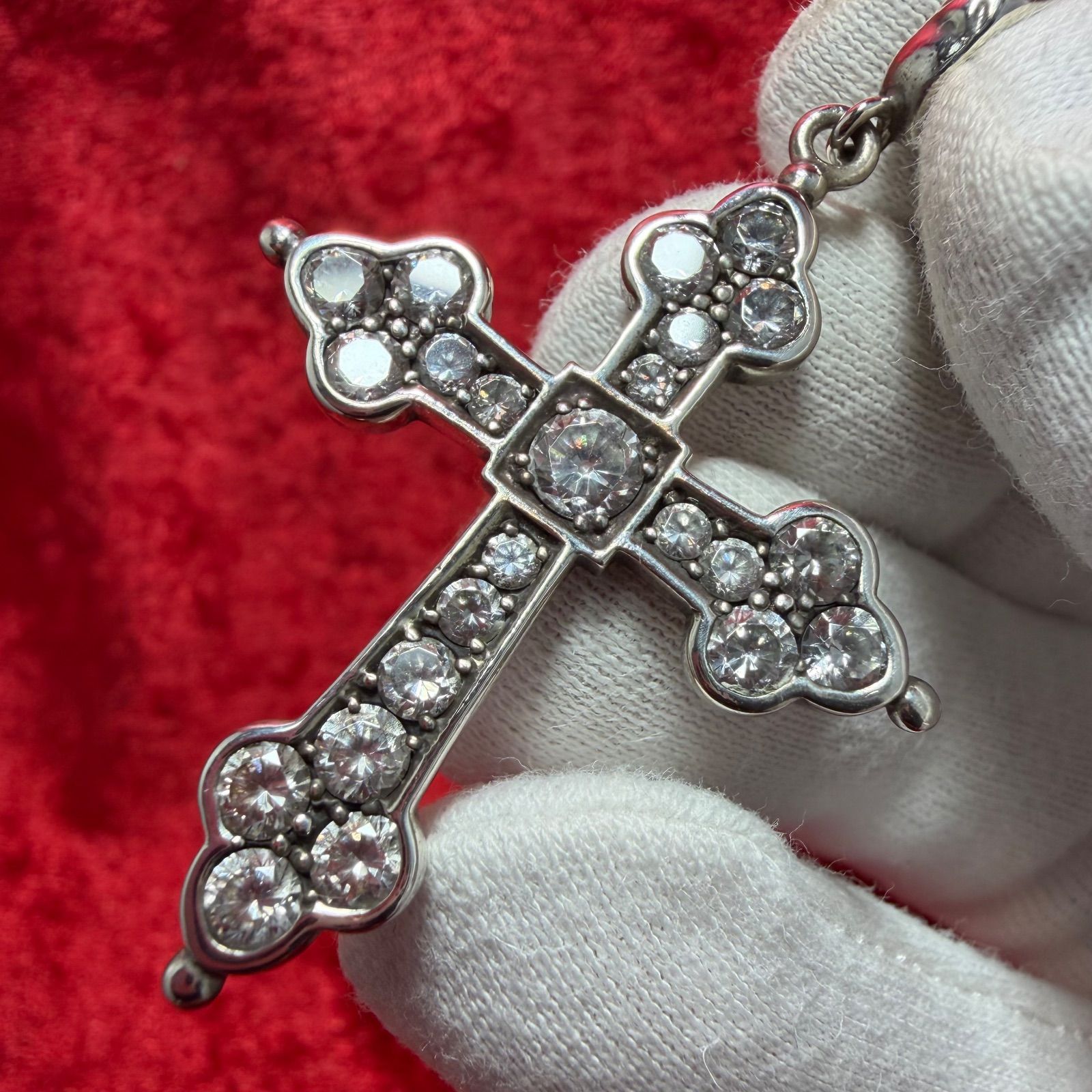 美品 ゴシッククロス ペンダントトップ ローリーロドキン/Loree Rodkin