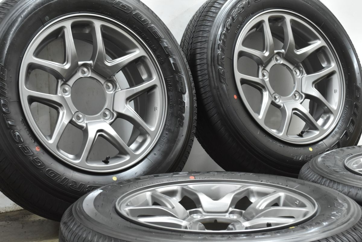 製 新車外し品 スズキ JB 64 ジムニー 16 in 5 J 22 PCD 139 7 ブリヂストン デューラー H L 852 175 80 R AZオフロード