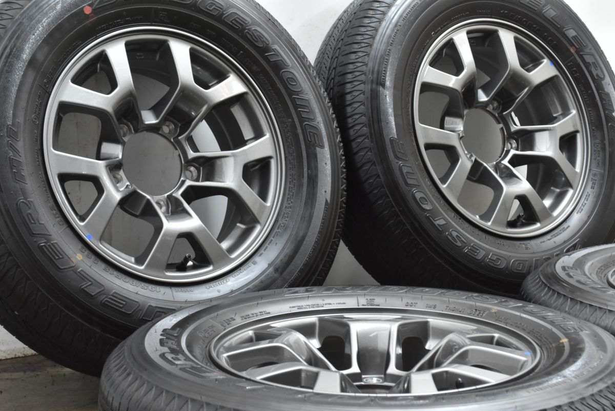 バリ溝 スズキ JB 74 ジムニー シエラ 15 in 5 J PCD 139 7 ブリヂストン デューラー H L 852 195 80 R ノマド 流用 可