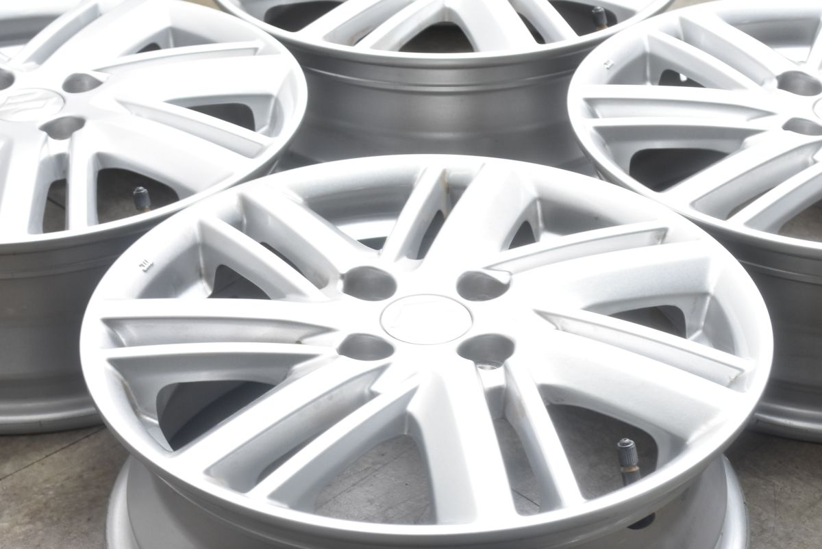 新車外し スズキ ソリオ 15 in 5 J 45 PCD 100 4本セット ハスラー スペーシア ワゴンR アルト スイフト kei スタッドレス用等に