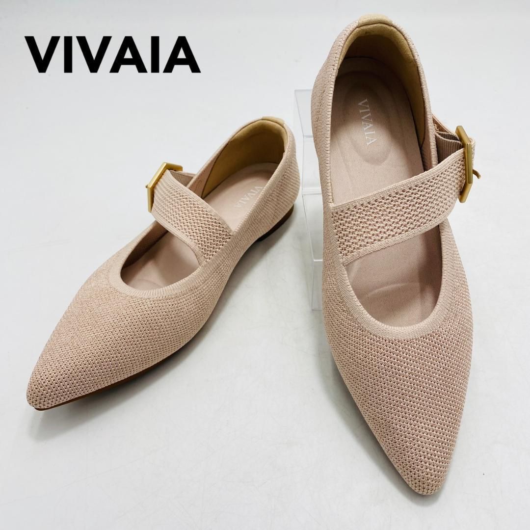 極美品 VIVAIA フラット メリージェーン ポインテッドトゥ 37.5 - メルカリ