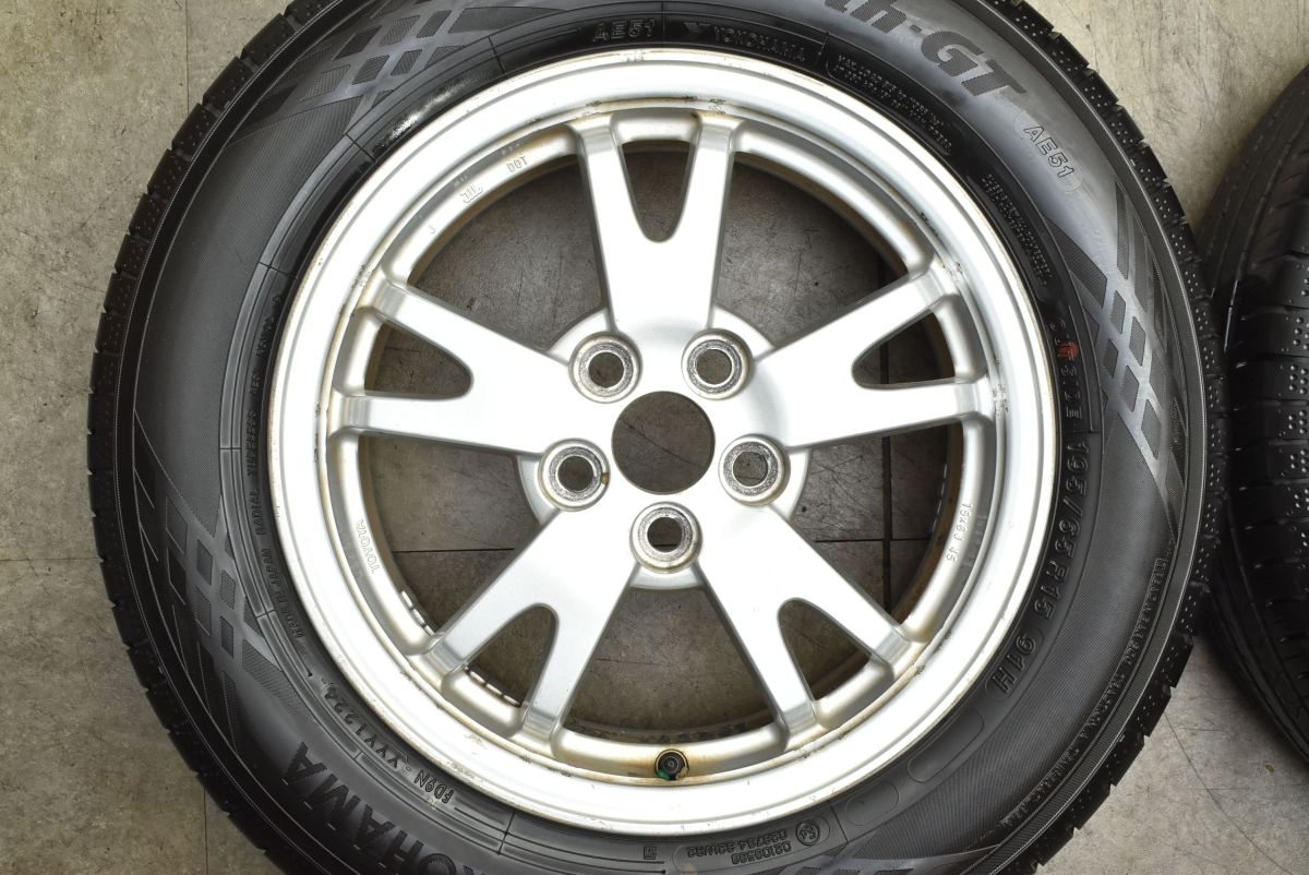 バリ溝 トヨタ 30 プリウス 15 in 6 J 45 PCD 100 ヨコハマ ブルーアースGT AE 51 195 65 R ウィッシュ カローラスポーツ ツーリング