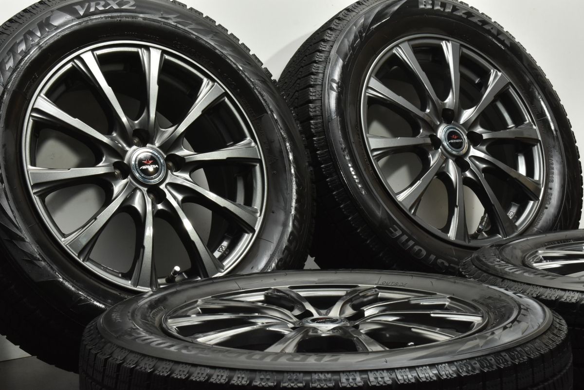 AIRNOVA 16 in 6 J 42 PCD 100 ブリヂストン ブリザック VRX 2 195 65 R 4穴 ガソリン車 ライズ ロッキー レックス