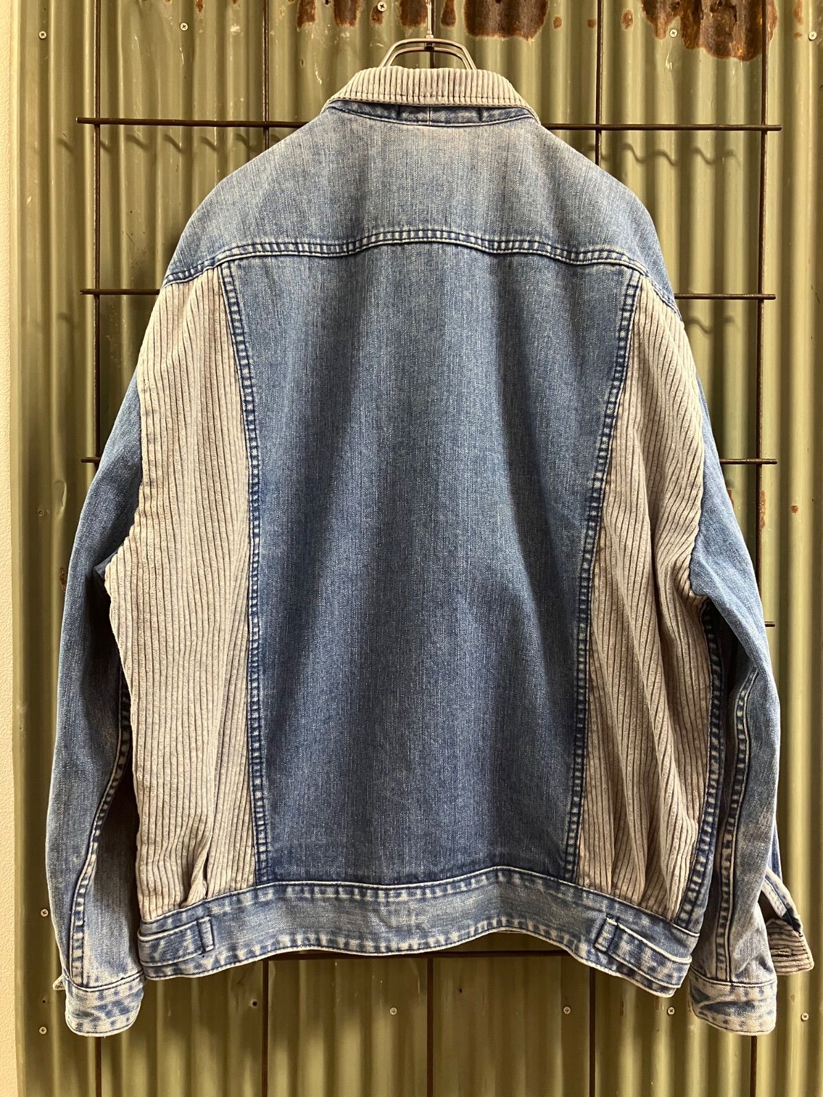 Old ELPICO Denim Jacket ビッグサイズ デニムジャケット ユーロ Euroカバーオール 古着 Vintage ビンテージ ヴィンテージ