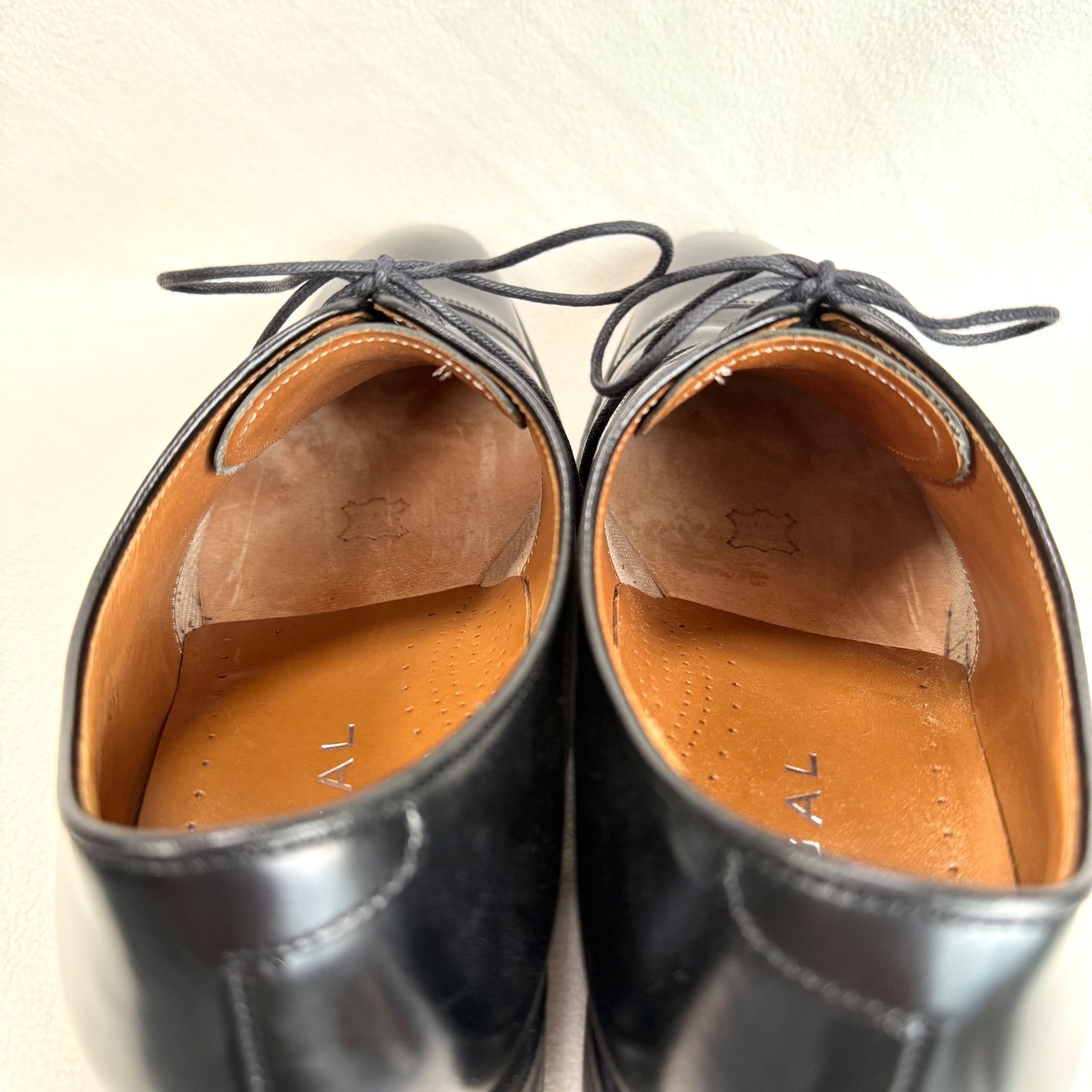 極美品✨リーガル 25AR ストレートチップ レザー ブラック 本革 26.0 REGAL 【正規品】 リーガル 25AR BE ブラック ストレートチップ