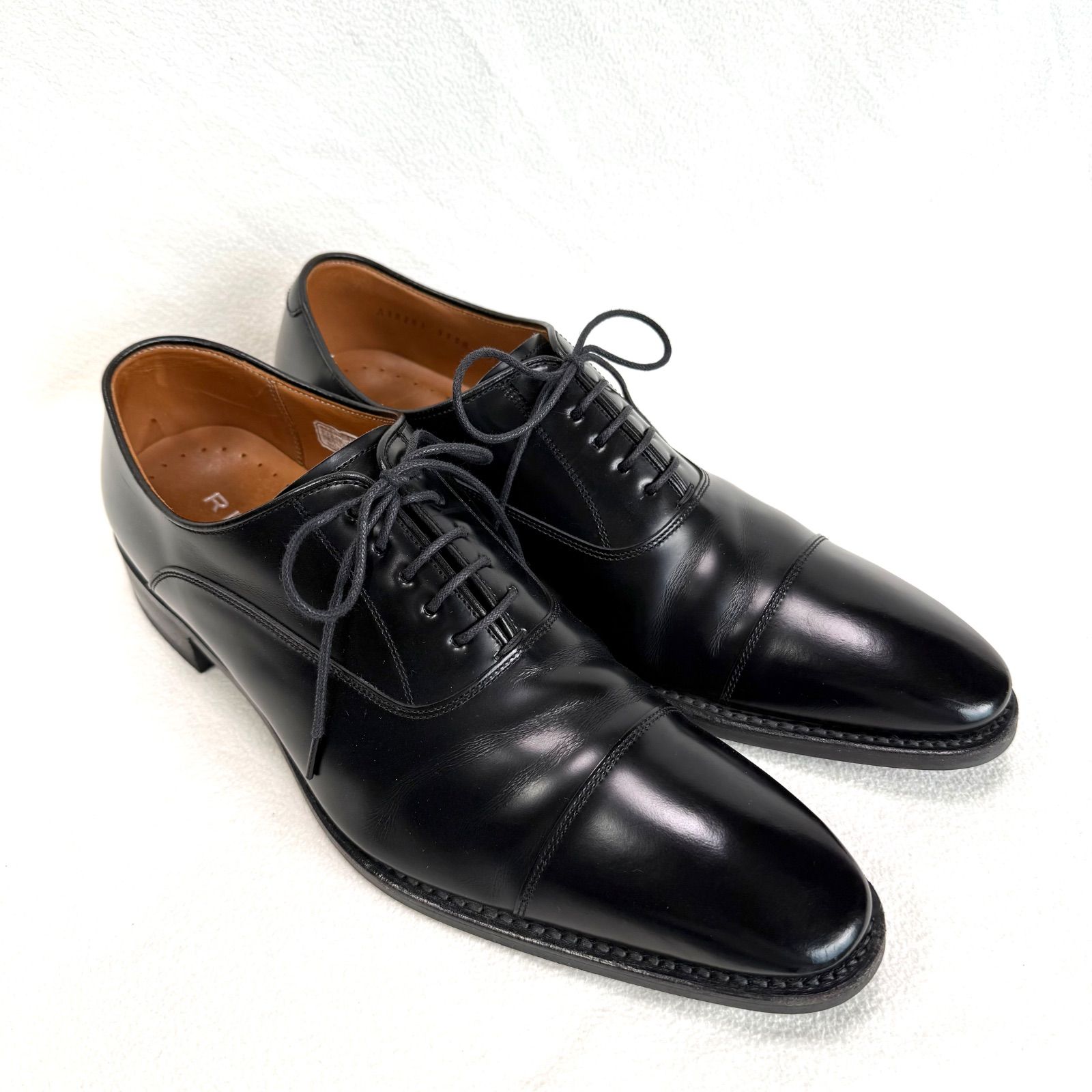 極美品・25.5✨リーガル 315R ストレートチップ レザー ブラック 本革