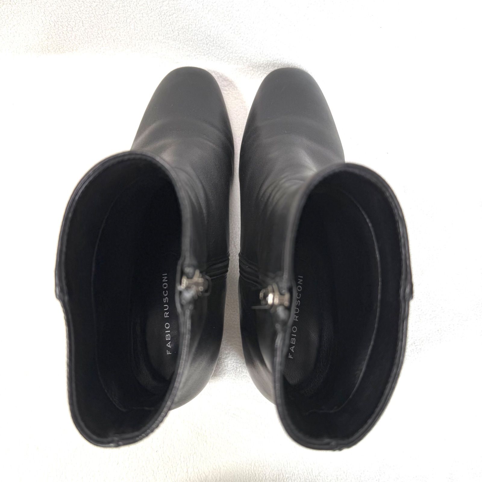 極美品✨ファビオルスコーニ FABIO RUSCONI サイドジップ レザー