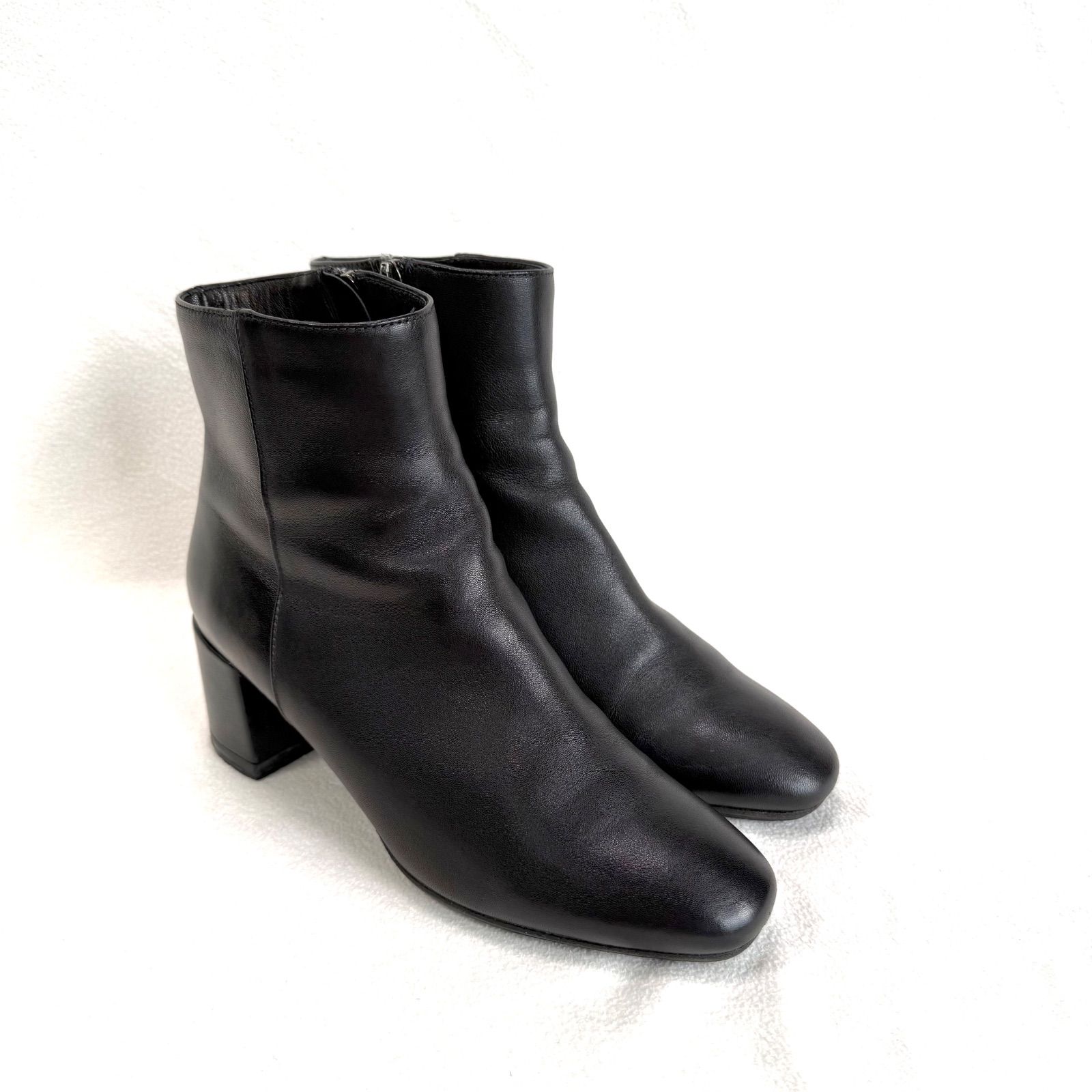 極美品✨ファビオルスコーニ FABIO RUSCONI サイドジップ レザー