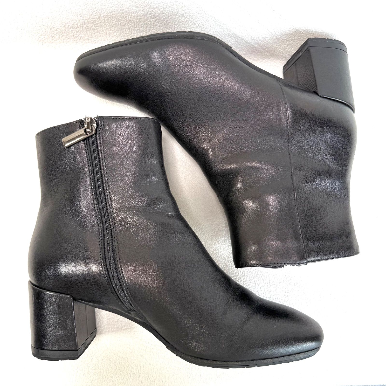 極美品✨ファビオルスコーニ FABIO RUSCONI サイドジップ レザー