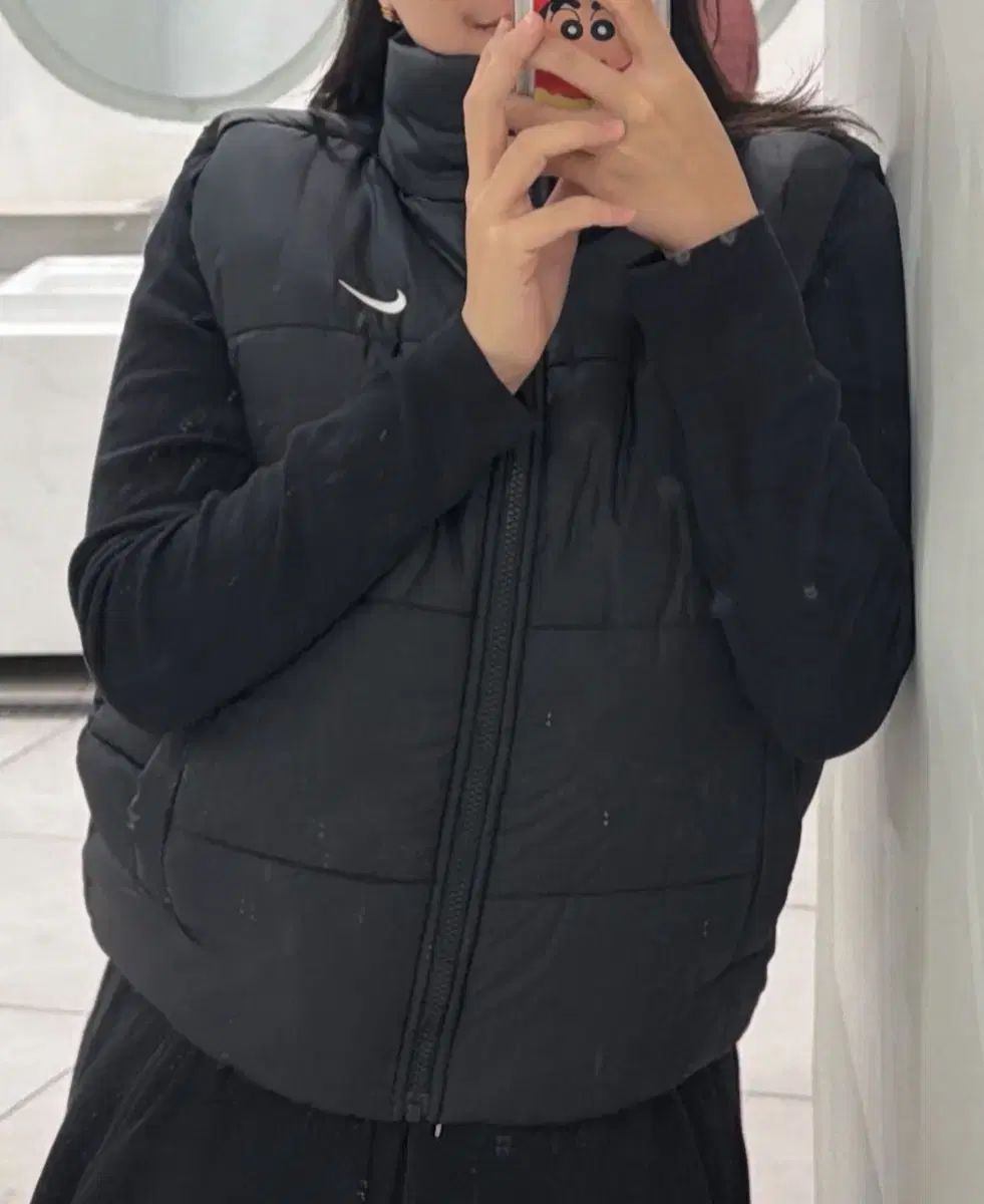 ナイキダウンベスト s ダメージ加工ありㅠㅠ