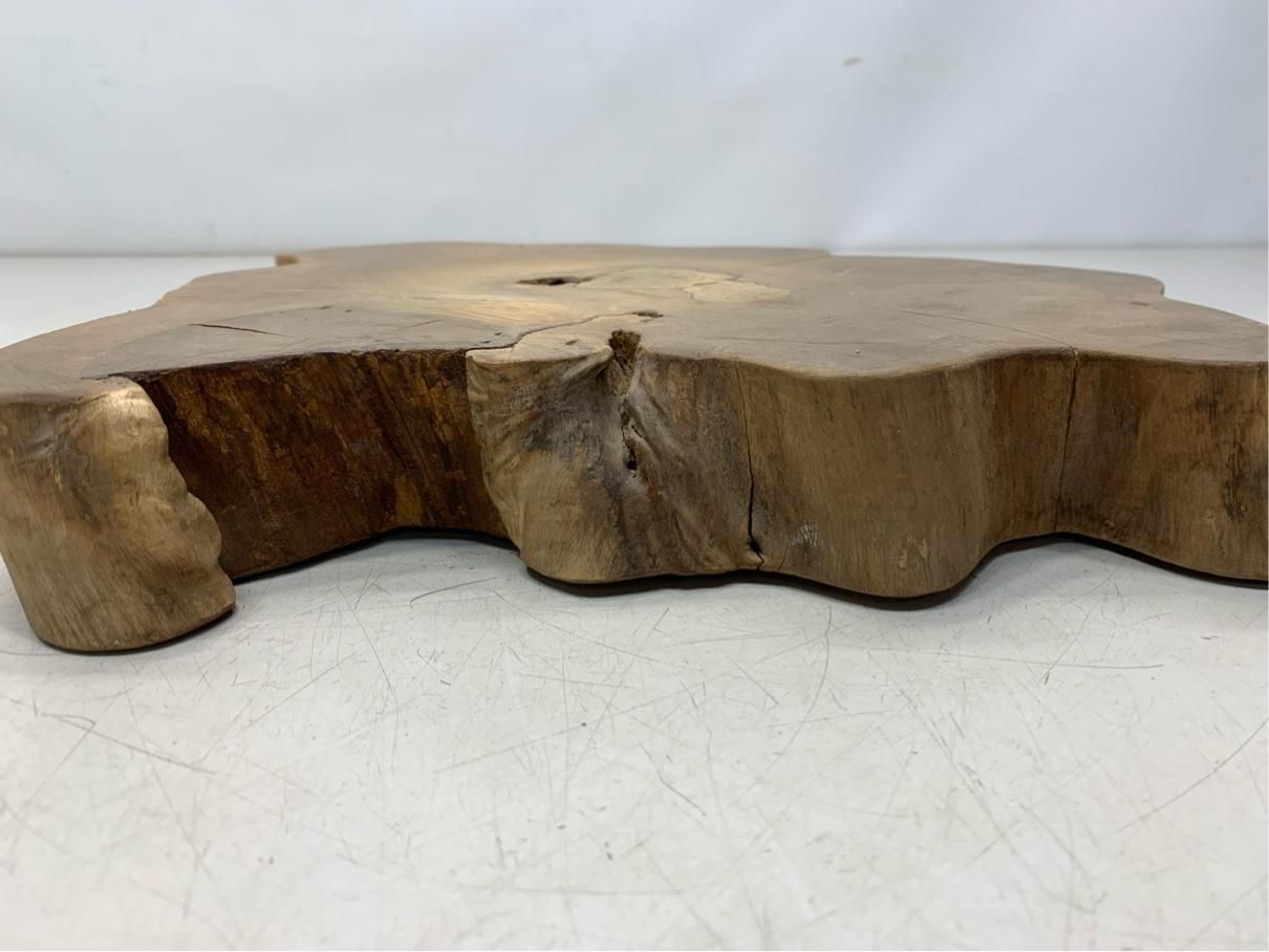 昭和前期『天然木一枚板 花台』盆栽台 ヴィンテージ アンティーク 骨董