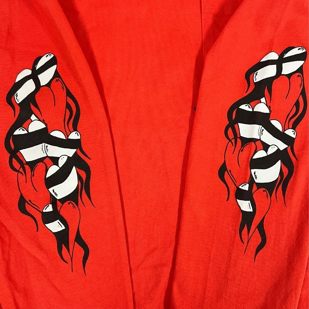 長袖Ｔシャツ レッド