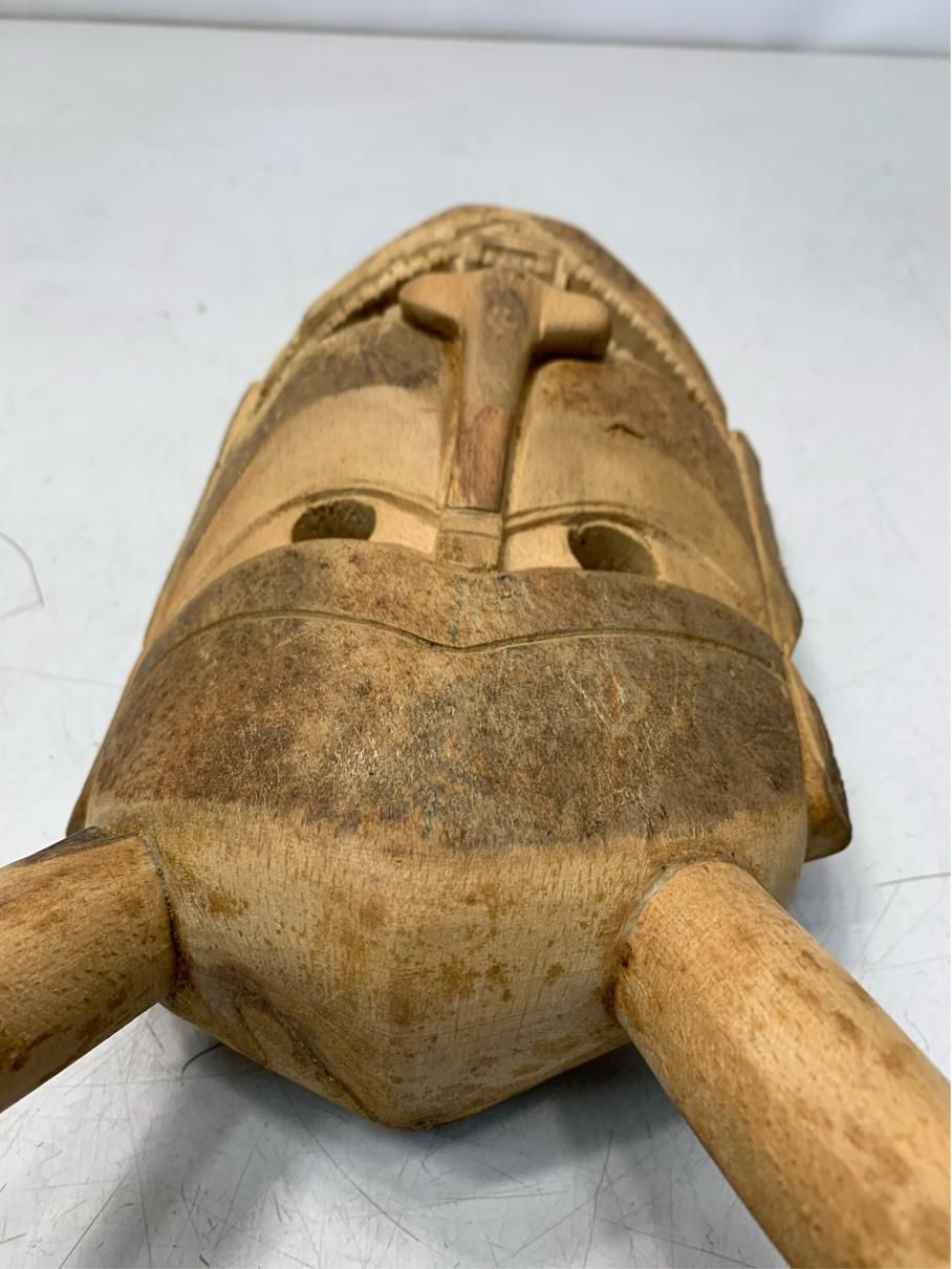 貴重 鬼面 般若 お面 アンティーク ヴィンテージ雑貨 昭和レトロ