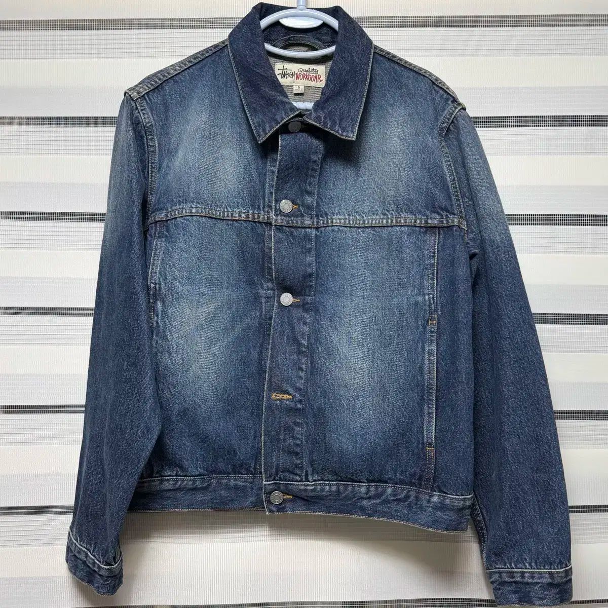 dime様STUSSY トラッカー ジャケット デニム M 90's Stussy デニムトラッカージャケット “MADE IN AUSTRALIA