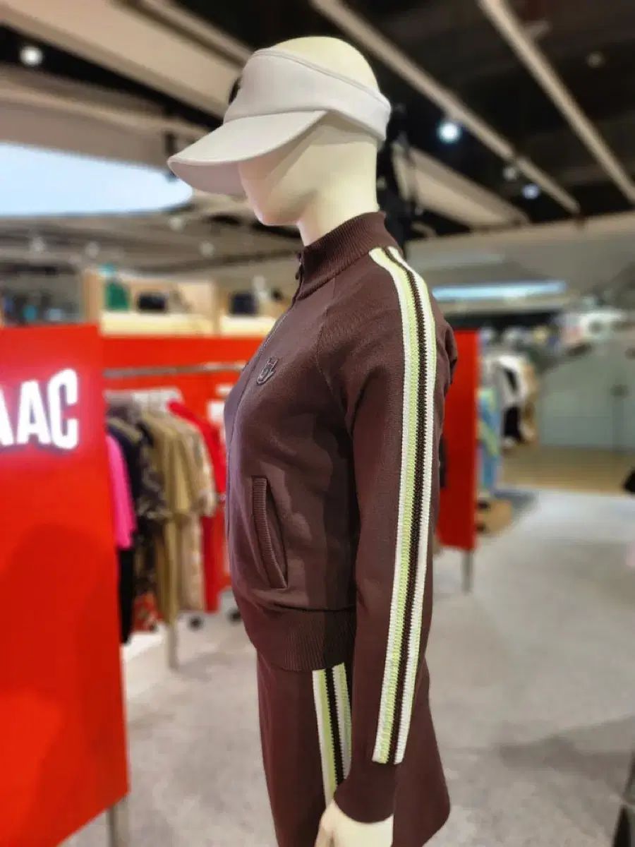 ワック レディースMULTIストライプニットジャケット M