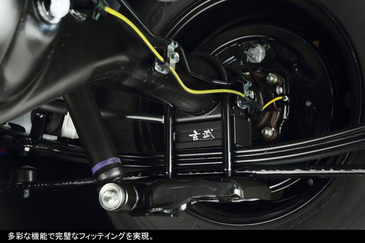 Genb 玄武 ハイエース TRH KDH200系 ハイトダウンブロックキット 1.0インチ -25.0ミリ SDB10H