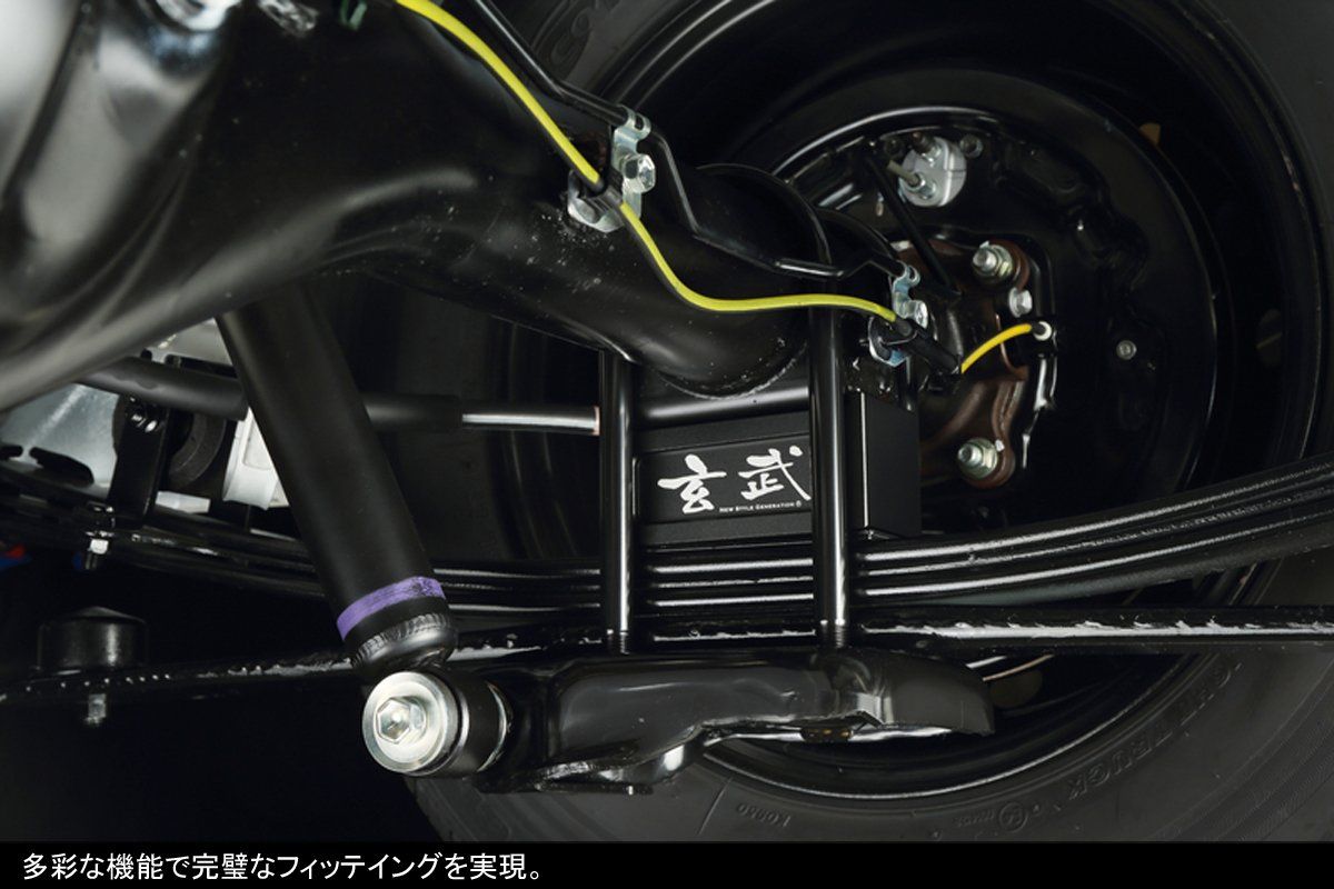 Genb 玄武 ハイエース TRH KDH200系 ハイトダウンブロックキット 2.0インチ -50.0ミリ SDB20H