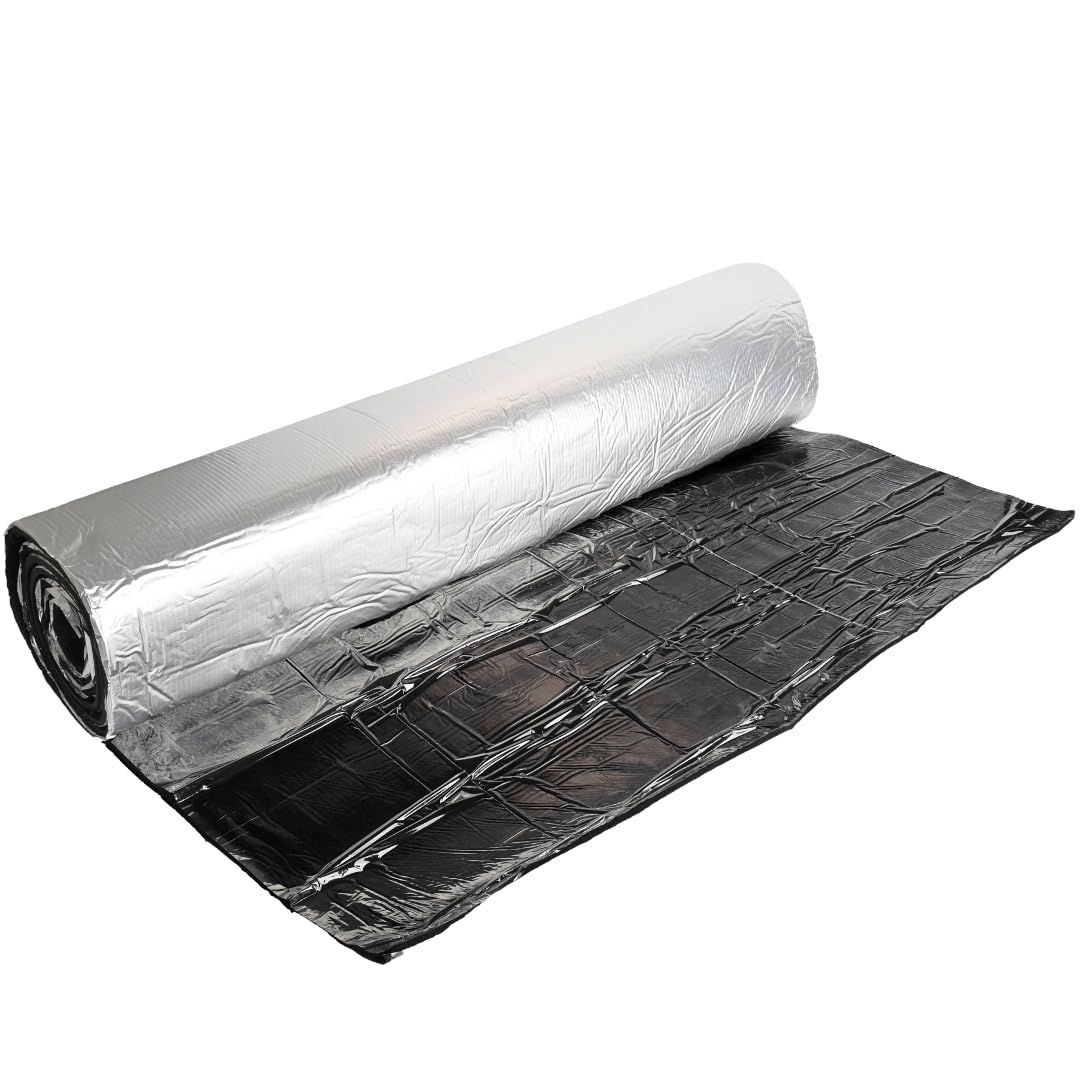 CARトップ掲載 断熱シート 車 断熱材 断熱マット 車用 防音 断熱 難燃性試験済み 厚さ5ｍｍ 1ｍ×10ｍ 1ｍ×5ｍ 1ｍ×3ｍ 1ｍ×2ｍ 50×30cm12枚 mugenbo 1ｍ×10ｍ 厚さ5ｍｍ