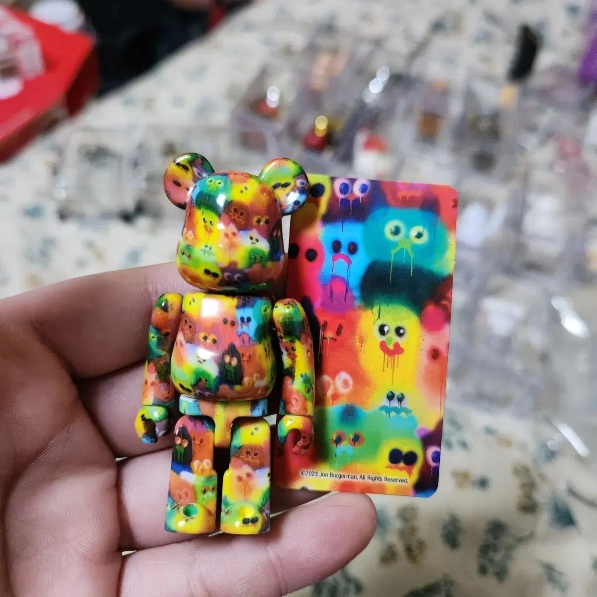 BE@RBRICK(ベアブリック) 46タン パータン ジョーンバーガーマン (開封/カードo)