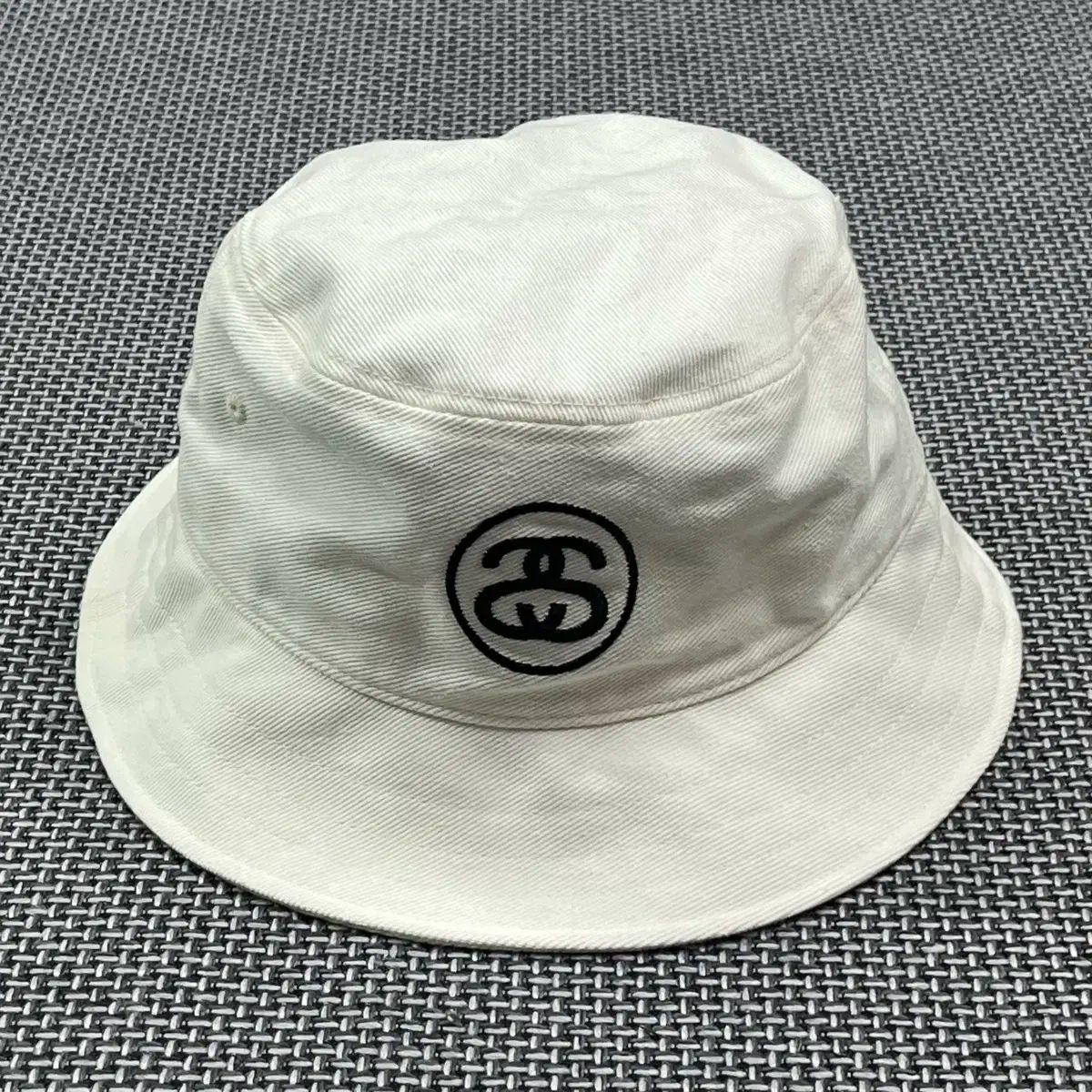 ウール STUSSY ステューシー ロゴ バケットハット 白