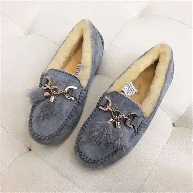 スウェード ファー裏地