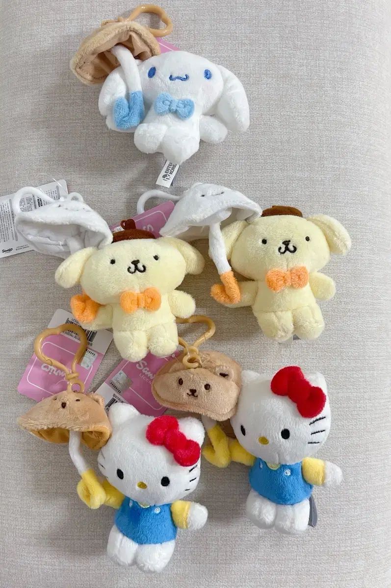 ポムポムプリン　ぬいぐるみ　キーホルダー　レトロ　サンリオ　まとめ売り ポムポムプリン ぬいぐるみ キーホルダー レトロ サンリオ まとめ売り