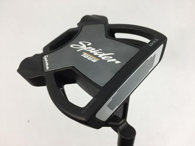 返品OK ゴルフクラブ 超 テーラーメイド スパイダー ツアー TM1 TRUSS ヒール パター 2025 KBS BLACK STEPLESS スチール パター