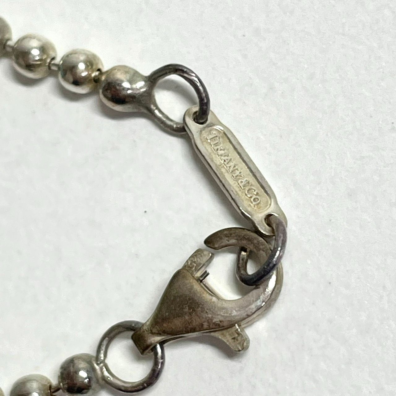 美品】TIFFANY＆Co. ティファニー アトラス プレート ネックレス SV925 