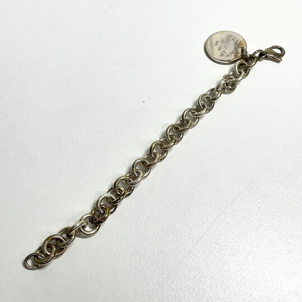 中古品】TIFFANY＆Co. リターントゥ ティファニー ラウンドプレート