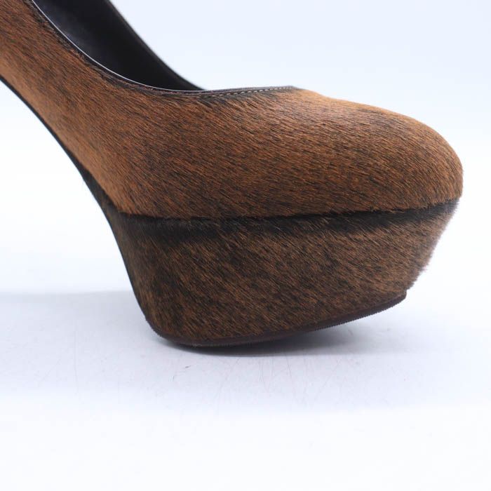  セルジオロッシ パンプス ハラコ ハイヒール 本革 レザー シューズ 靴 イタリア製 レディース ブラウン Sergio Rossi その他 靴